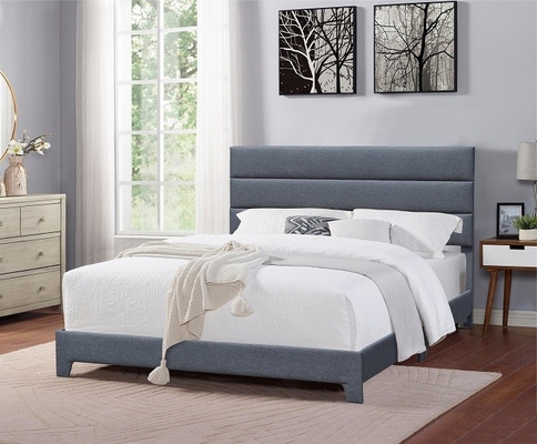 Cabeceira alta de linho do tamanho de Grey Upholstered Bed Manufacturer Full