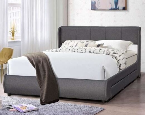Cama confortável da cabeceira da cama moderna do rei Size Upholstered Platform