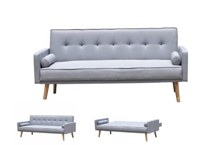 A reclinação moderna de Grey Fabric Sofa Bed Foldable posiciona o estilo de Europa