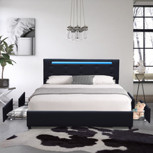 Tamanho dobro estofado cama de casal acolchoado customizável da estrutura do quadro da cama