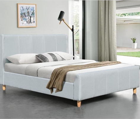 Quadro estofado simples customizável da cama da plataforma com Footboard
