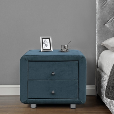 Mesa de cama de tecido de design moderno com cor opcional para o seu estilo de decoração do quarto.