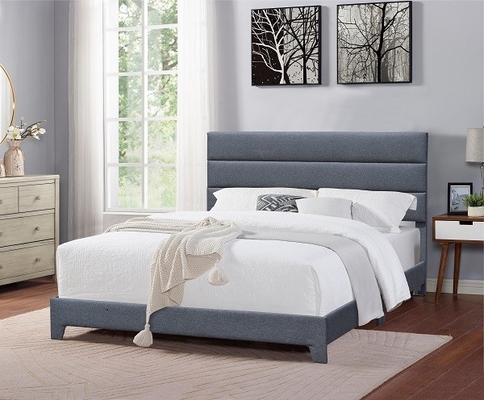 O rei moderno Size Upholstered Platform coloca com altura ajustável da cabeceira