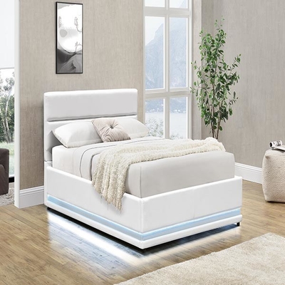 Elevador de gás automático do quadro branco da cama do diodo emissor de luz da plataforma de 150x200 CM com caixa de armazenamento