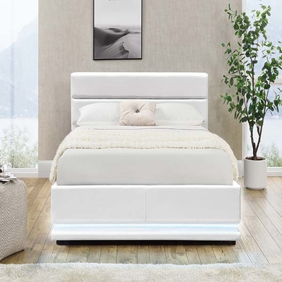 Elevador de gás automático do quadro branco da cama do diodo emissor de luz da plataforma de 150x200 CM com caixa de armazenamento