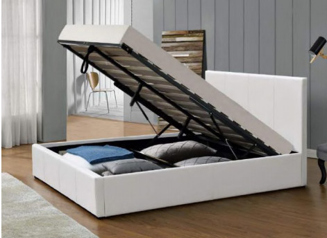 A tela dobro do projeto moderno levanta acima o ODM personalizado cama do OEM do tamanho do armazenamento