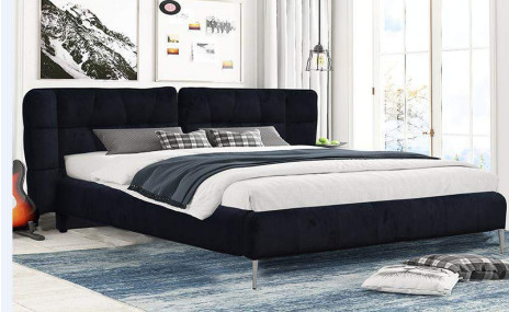 Longevidade estofada do rei Bed Frame da madeira compensada de veludo tela customizável