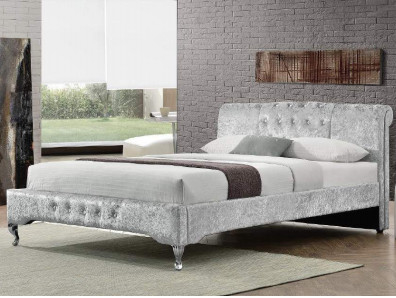 Tira adornada Crystal Button European Style do fiapo da cama do armazenamento de Rosh tamanho dobro luxuoso