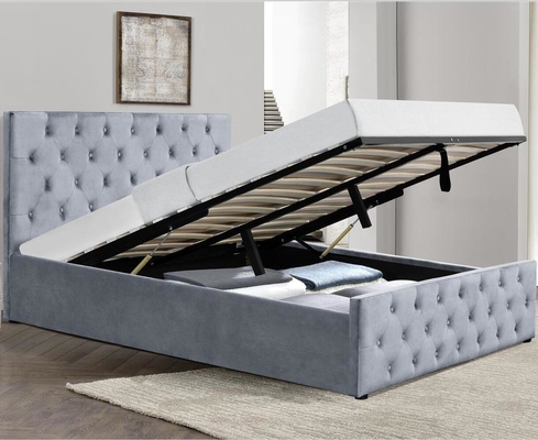 Cama de casal do Oem de 4 pés com armazenamento do mecanismo do elevador de gás