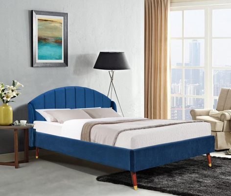 O estilo moderno EN1725 estofou o rei Bed Frame Platform com orelha