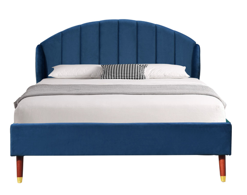 O estilo moderno EN1725 estofou o rei Bed Frame Platform com orelha