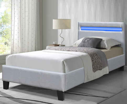 Única cama estofada do tamanho tela de linho com CE das luzes/BSCI