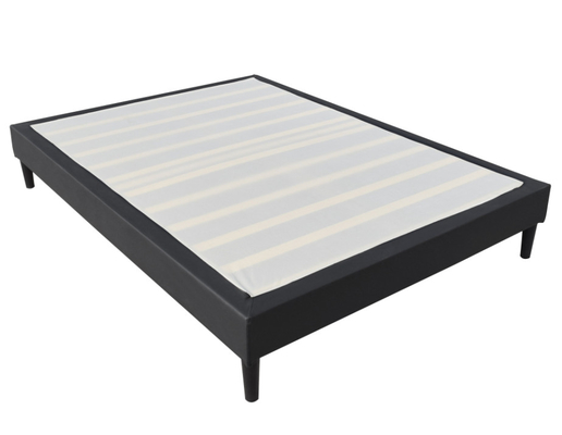 Design simples Plataforma estofada Quadro de cama Estrutura forte 203x152cm