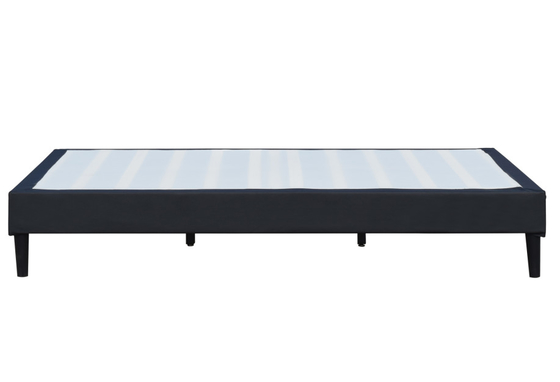 Design simples Plataforma estofada Quadro de cama Estrutura forte 203x152cm