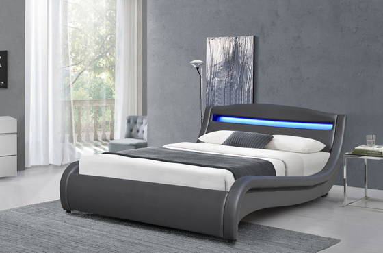 É bom para a saúde da cintura e permite que a cama estofada com LED brilhe