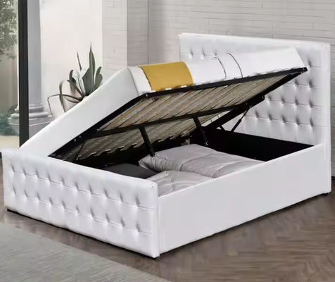 Cama estofada com armazenamento de gás