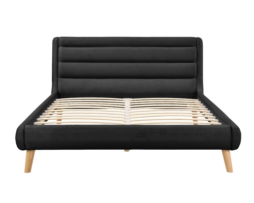 Quadro de cama estofado com forma e design únicos irá se encaixar no seu estilo de decoração.