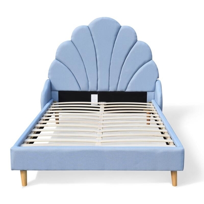 Rei Bed do rei Size Linen Upholstered