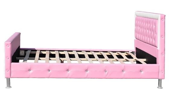 As crianças SF883 cor-de-rosa estofaram o falso do quadro da cama cobrem o tamanho dobro