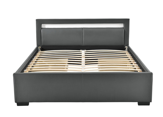 plataforma estofada molho do rei Size Big Cupboard do quadro da cama da madeira compensada de 150x190cm