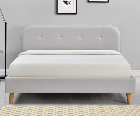 O ODM adornou a cama de plataforma estofada 140x200Cm simples moderno da rainha