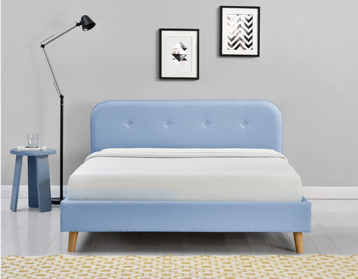 O ODM adornou a cama de plataforma estofada 140x200Cm simples moderno da rainha