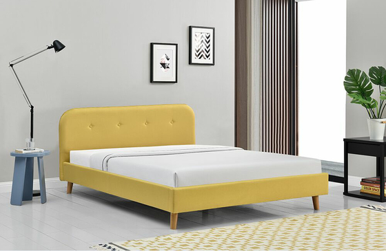 O ODM adornou a cama de plataforma estofada 140x200Cm simples moderno da rainha