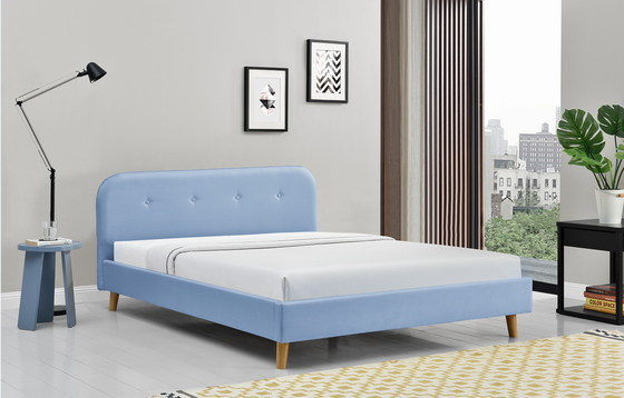 O ODM adornou a cama de plataforma estofada 140x200Cm simples moderno da rainha