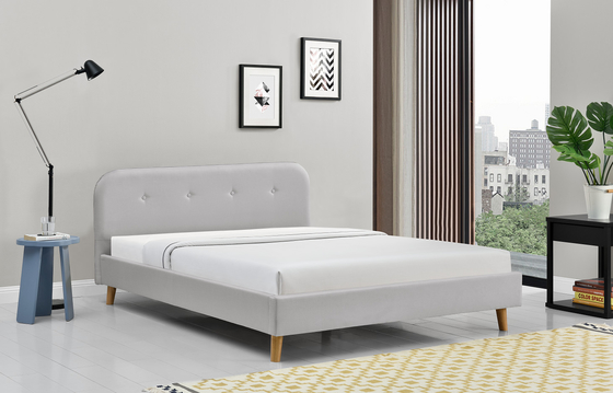 O ODM adornou a cama de plataforma estofada 140x200Cm simples moderno da rainha