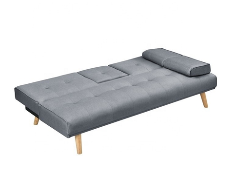 Veludo amarelo Multifunction Sofabed