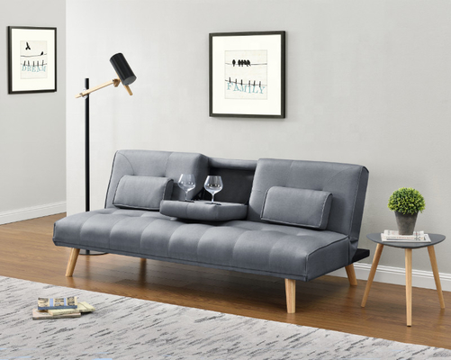 Veludo amarelo Multifunction Sofabed